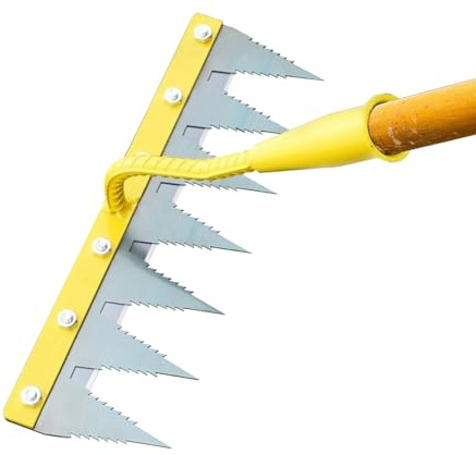 Arroopu Rastrillo para Malas Hierbas | Herramienta Resistente para escardar,Escardadores manuales - para jardín, césped, Parterre, Invernadero, vivero, , Campo, Exteriores