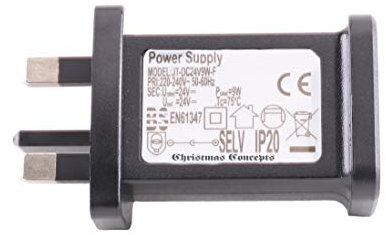 Christmas Concepts® 24V 9W Adaptor Without Lead - Suitable for Christmas Lights