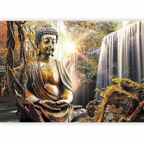 murando Fotomurales Buda Zen Spa 450x315 cm XXL Papel pintado tejido no tejido Decoración de Pared decorativos Murales moderna de Diseno Fotográfico Oriente h-C-0032-a-c