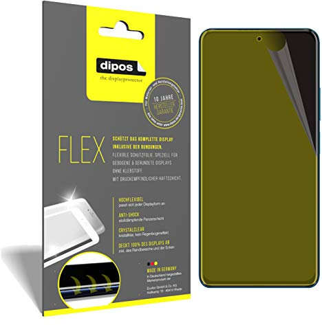 dipos I 2X Protector de Pantalla Compatible con Poco F3 - Cobertura 100% para Pantalla I 3D Full Cover láminas Protectoras