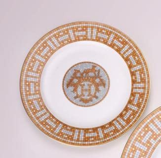 UNIQQ Delling Star-Geometric 11”White Dinner Plates, Large Serving Platters Dessert Salad Plates for Meat Appetizers Dessert Sushi Party Christmas Thanksgiving Valentines Day Gifts (10.5inch)