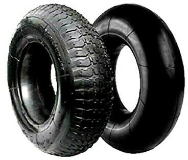 BITS4REASONS - Pneu brouette 3.50-8 avec chambre à air TR13 - Roue de brouette de remplacement robuste - Compatible roue brouétte increvable et roue remorque pour camion et chariot 8