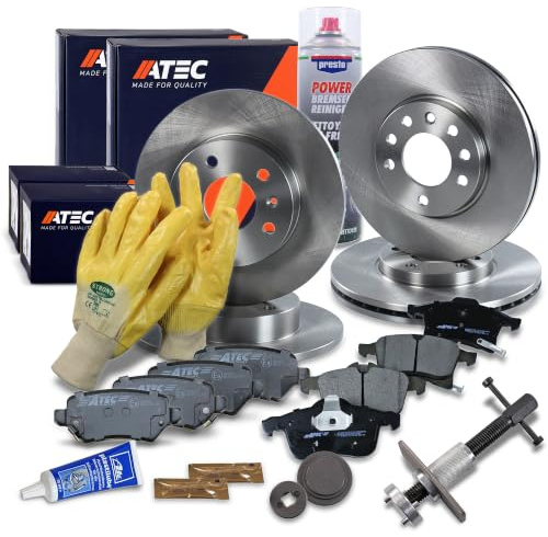 ATEC Germany Bremsenset inkl. Bremsscheiben Vorne Ø 280 mm Belüftet + | Kompatibel mit: OPEL ASTRA H, ASTRA H Caravan, ASTRA H GTC, ASTRA H Kasten/Kombi, ASTRA H Stufenheck, ASTRA H TwinTop