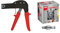 TOX Montagezange Acrobat Speed Plus – Zange für Metall-Hohlraumdübel – 03590094 & Metall-Hohlraumdübel Acrobat M4 x 38 mm verzinkt, für Befestigungen in Gipskartonplatten, 50 Stück, 035101031
