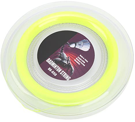 Natudeco Corde De Raquette De Badminton Fil De Remplacement De Fil De Ligne De Raquette De Tennis Professionnel 0,72 Mm 200 M Bobine De Fil De Raquette pour Entraînement Quotidien Amateur