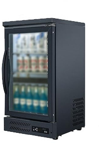 Commercial Counter Height Refrigerator Back Bar Cooler With 2 Glass Door LED Lighting, 7.4cu.ft Undercounter Beverage Refrigerator Cooler For Soda Beer Wine, 36” Wide ( Color : Single Door , Size : 22