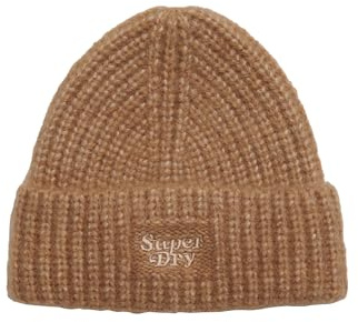 Superdry Damen Baskenmütze Rib Knit Beanie Hat