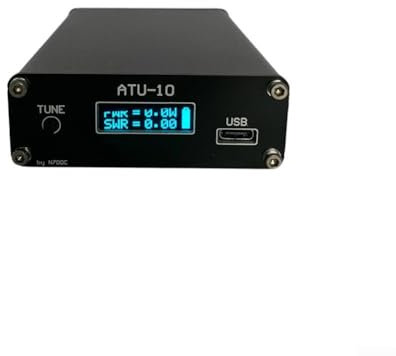 SPORTARC Automatischer Antennentuner, ATU-10 ATU10 QRP von N7DDC Auto-Antennentuner 1.6 Version 1-15 W 8 ~ 30 MHz Tuningbereich, 6A803P6PL23NRIUDITZ498