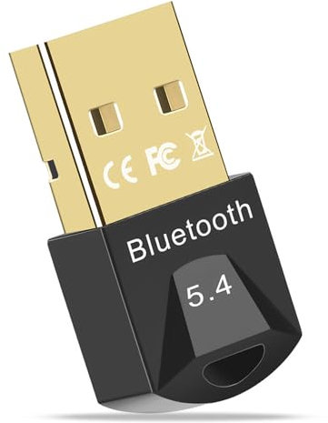 Adattatore Bluetooth Per Pc - Chiavetta Bluetooth Per Pc Adattatore Bluetooth Usb 5.4 Plug Play Adattatore Usb Bluetooth Compatibile Con Windows 11/10/8.1/7