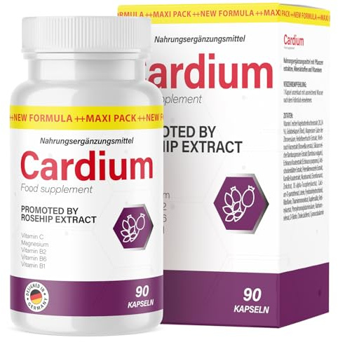 Cardium Kapseln | Reich an Vitaminen & Mineralstoffen | 90 Kapseln 1x