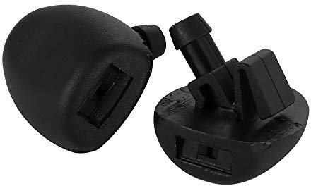 WANGBINGXING ScheibenwaschdüSe 2pcs vordere Windschutzscheibe Wischer Wasserspray -Strahl -Waschdüsenanpassung for Peugeot 206 207 407 Auto Reinigung Windschutzscheibe Waschmaschine ScheibenwaschdüSe
