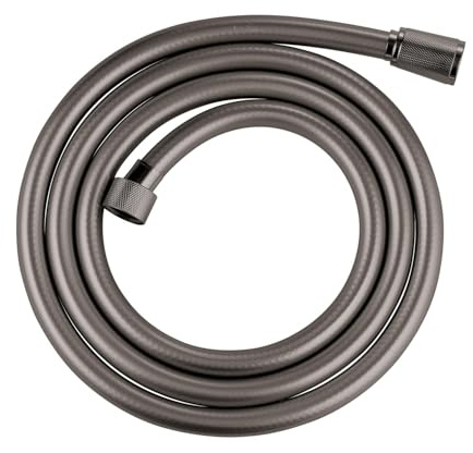 GROHE Silverflex, knickfester Duschschlauch, anthrazit, 1,75m (robuster Brauseschlauch, druckbeständig, universaler Anschluss, keine Dichtungsringe notwendig), hard graphite, grau, 28388A01