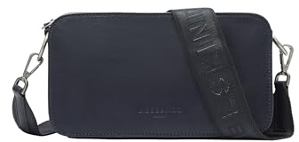 LIEBESKIND Berlin Umhängetasche „Clarice M“ –Umhängetasche aus Leder mit verstellbaren Schulterriemen – großzügige Fächer mit Reißverschluss und Knopfverschluss