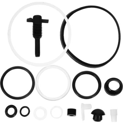 Anneome Hydraulic Jack Repair Kit for 8 Ton Vertical Bottle Jack with Pump Core Seal Dust Cover Return Valve Steel Ball Complete Replacement Tools for Automotive and