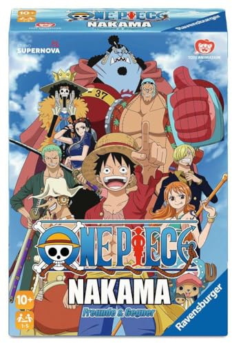 Ravensburger 24869 - One Piece Nakama - EIN kooperatives Brettspiel und Kartenspiel für 1-5 Anime-Fans ab 10 Jahren, in der Welt von One Piece, deutsche Version