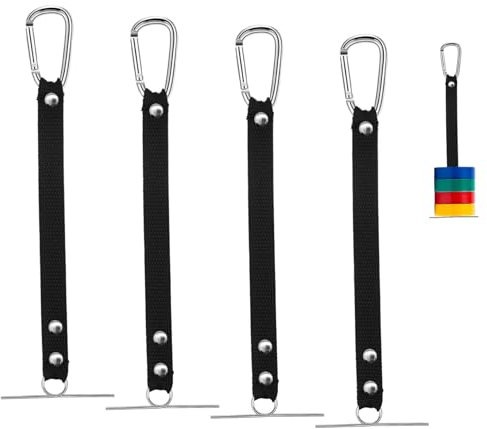 Tape Holder, 4Pcs Electrical Tape Holder, 2.4 Wide Thong Black Electrical Contractor Tool Belts for Electrician, Construction, Carpenter, Framer, Thong