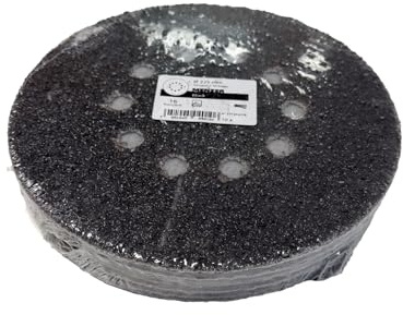 5x Klett Schleifscheibe K16-225 mm 10-Loch mit einer extra-groben Körnung von 16 und 10 Absauglöchern