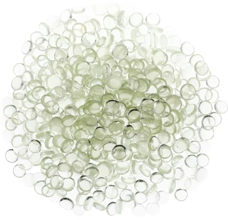 NUOBESTY 500pièces Perles De Verre Transparentes Billes pour Vases Remplissage Décoratif Intérieur Foyer Table Projets Bricolage