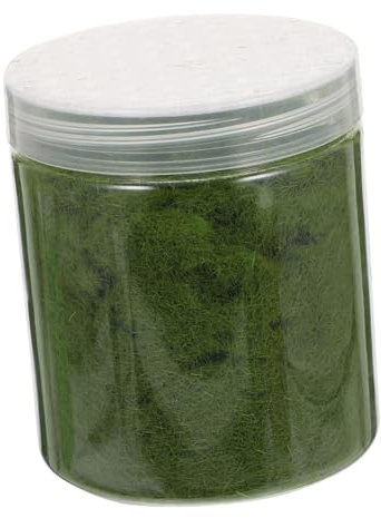 JOINPAYA Nylon Kunstrasenpulver Grün 1 Flasche Selbstgemacht Miniatur Gras für Micro Landschaften und Inneneinrichtung