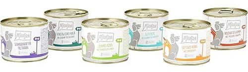 MjAMjAM - cibo umido premium per cani - confezione mista II - con pollo e anatra, manzo, tacchino, vitello, , agnello (6 x 200 g), naturale con carne extra