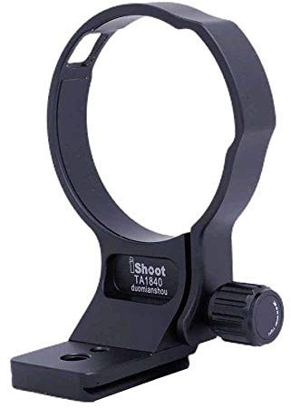 iShoot 76mm Metal Tripod Mount Ring Lens Collar Compatible with Tamron 18-400mm f/3.5-6.3 Di II VC HLD B028, Lens Support Holder Bracket Bottom is Arca-Swiss Fit Quick Release Plate Feature