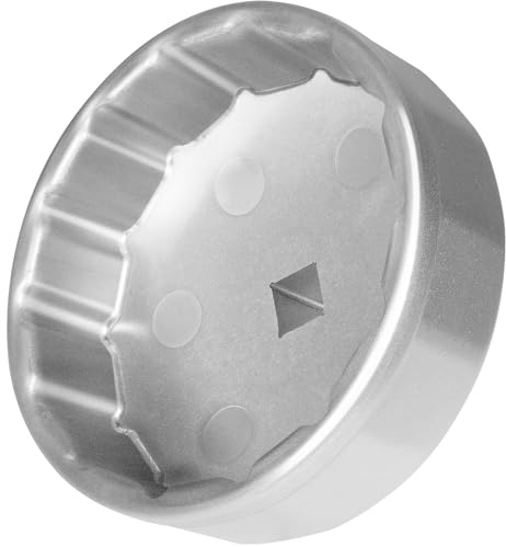 74 mm, 14 scanalature, strumento universale per la rimozione del filtro dell'olio, compatibile con BMW, Mercedes Benz, Audi, Porsche, Volkswagen, Sprinter, Mazda ecc.