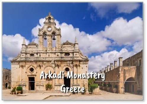 Kühlschrankmagnet Arkadi-Kloster, Region Rethymno, Kreta, Kühlschrankmagnet