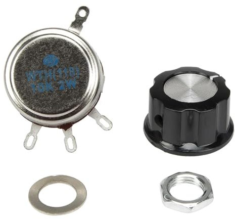 WTH118-1A 10K 2W Potentiometer mit Knopf for Halbleiterspannungsregler