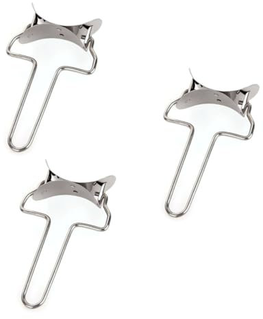 SHOWERORO 3pcs Dumpling Wrapper Pastry Dough Press Ravioli Maker Cooking Mould Stainless Steel Easy Storage