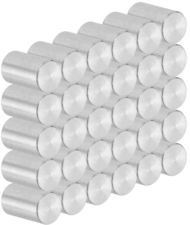 PATIKIL 6mm x 10mm Stiftstift Edelstahl 30 Stk 304 Edelstahl Pins Regalstifte Stützstange Metallbefestigungselemente Für Regalbefestigungskomponente Silber