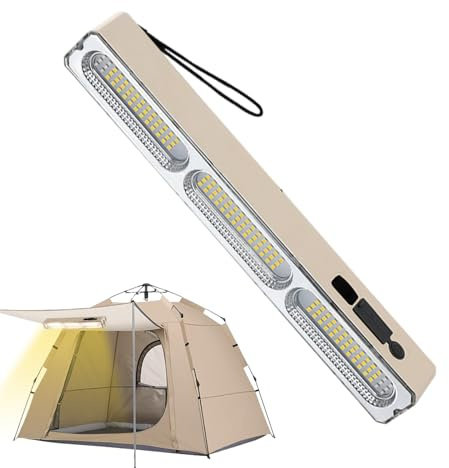 Generico Barra LED Magnetica - Lampada da Lavoro a Magnete Luminosa | Luce Lavoro Portatile Multifunzionale con Display LED per Garage Cucina Bagno e Vanità