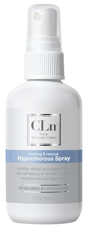 CLn® Hypochlorous Spray - Daily Cleansing Spray to Manage Minor Skin Cuts and Lacerations Without Alcohol, Antibiotics, Steroids or Fragrance, 3 fl. oz.