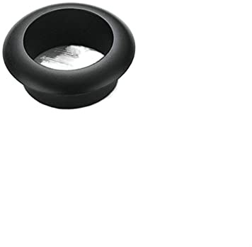 KabeldurchfüHrung Schreibtisch 2 stücke Zinklegierung Runde Stecker Abdeckung Tisch Kabel Outlet Tülle Kabinett Entlüftungsloch Dekorative Schreibtisch Drahthalter Möbel Hardware(Black+White,40mm)