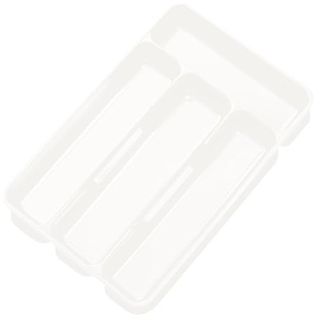 Cajón de cubiertos – Organizador de cubiertos – Soporte de cubiertos de 4 compartimentos | Organizador de cubiertos de cajón | Separadores de bandeja de cubiertos para tenedores, cucharas