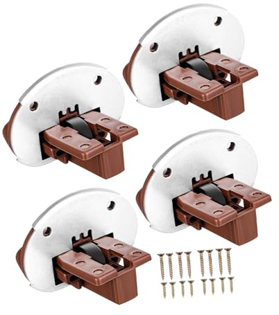 Kit de Guías para Cajones de Cocina, Reparación de Correderas, 4 Juegos