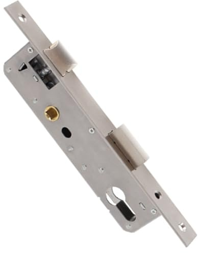 SKDFHOD Lucchetto per Telaio Tubolare in Acciaio Inox, Serratura con Telaio Tubolare, Serratura da Infilare, 85 x 25 mm, per Cancello da Giardino e Porta in Metallo