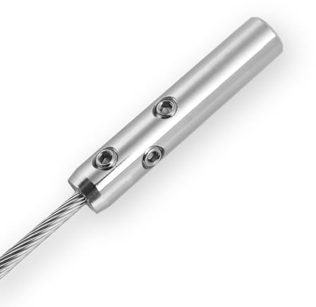 Hamburger Tauwerk Fabrik – 10er Set Spannschrauben/Seilspanner aus Edelstahl V4A für 5 mm Drahtseile & Geländerfüllungen – rostfrei & wetterfest – ideal für Terrasse, Treppe & Außenbereich