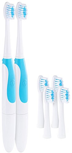 2 brosses à dents électriques soniques à pile [Pearl]