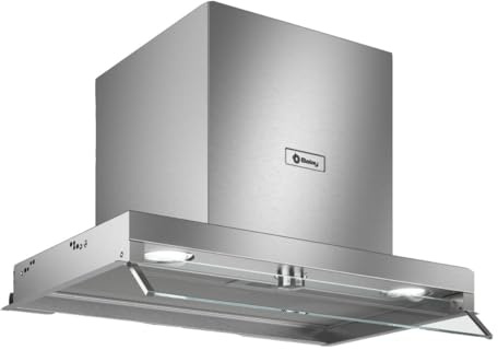 Balay, Campana decorativa integrable, 60 cm, Acero inoxidable, 3BD866MX | Protege tus muebles con la visera de cristal y lava sus filtros de aluminio en el lavavajillas.