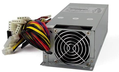 FANTEC NT-2U40E Bloc d'alimentation 400 W ATX/EPS pour boîtier 2HE et 3U 100V-240V AC Active PFC 70 mm