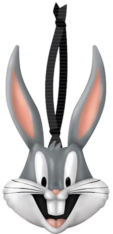 Half Moon Bay Weihnachstsbaumschmuck - Weihnachstsschmuck - Weihnachtsdekoration - Looney Tunes Bugs Bunny Weihnachtsanhänger - Geschenkanhänger Weihnachten
