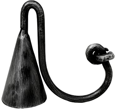 Living Ideas Iron Candle Snuffer Handmade 100% Iron Metal Material Black Antique Finish