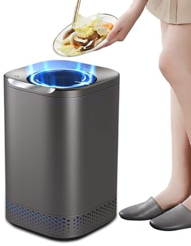 Electric Compost Bin Kitchen Waste Composter, Automatic Food Waste Cycler Home Composting Bin, Turn Garbage to Compost with Single Button