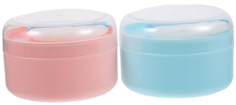 Beatifufu Baby Puff Container 2 Stücke Körper Puff Box Für Baby Erwachsene Leichte Tragbare Mit Lose