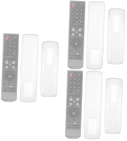 9 Pièces boîtier de télécommande Accessoires à Distance couvertures de télécommande tréteaux Support Ordinateur Portable Bureau télécommandes Anti-poussière Manchons en Silicone KONTONTY