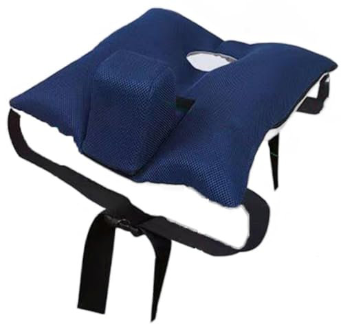 HUTRADE Rollstuhlkissen Wedge Sitzkissen, Anti-Schlupfkeil-Sitzkissen Anti-Dekubitus-Kissen Sattelkissen Mit Konvexem Für Rollstühle, Orthopädisches Kissen