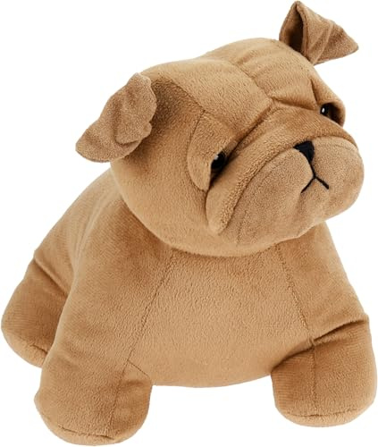 Türstopper MOPS - Türdeko Türpuffer Hund Plüsch Pug Carlino 24x15x20cm Hellbraun