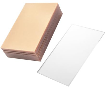 MUSISALY Acrylplatten 10er-pack Blätter Acrylplatten 10 X 15 Cm Heimbastelbedarf
