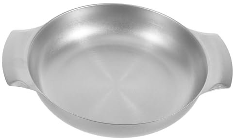 Generic Vintage Double Ear Pot Korean Cooking Pot Soup Pot Stew Pot Boiling Pot Induction 22cm Pot for Rice Baking