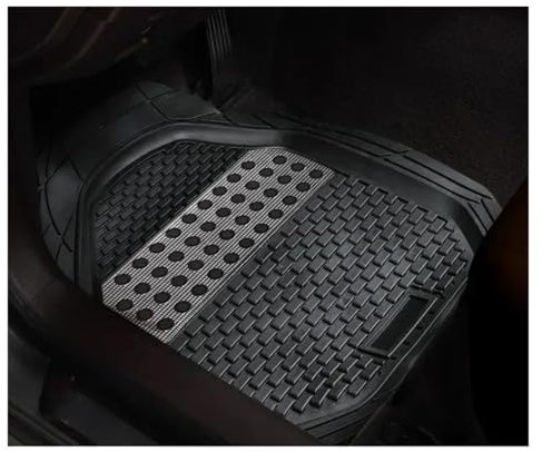 GHAEKEBC Universelle Ganzjahres Autofußmatten Aus Gummi wasserdichte Autoteppichmatten Fahrzeuginnenraum Bodenschutzmatten Für Autos(1 Stück Haupttreiber)